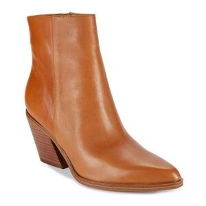 Marc Fisher Fabina Tan Leather Boots